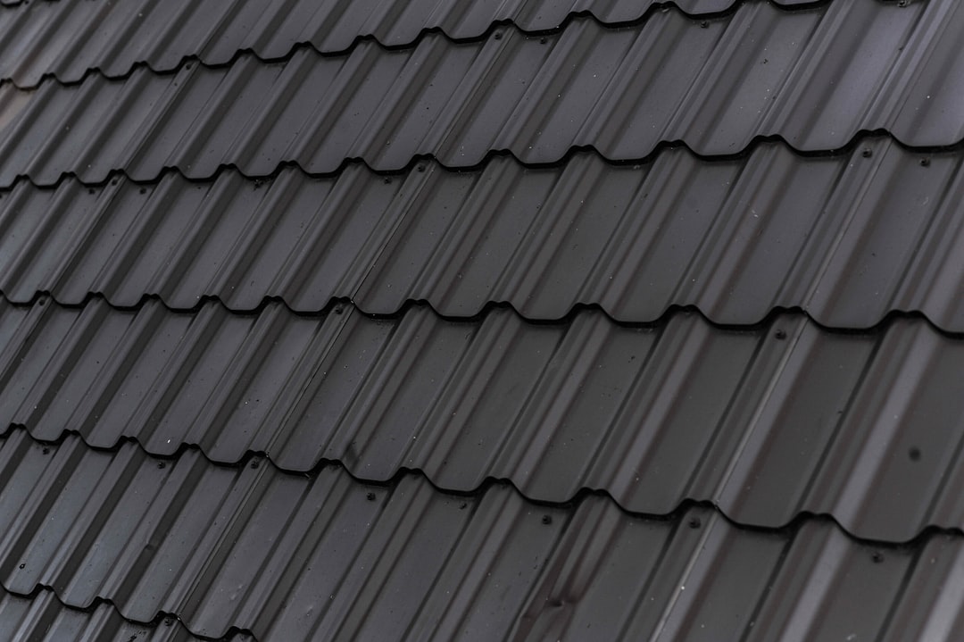 stats-img Old metal gray roof in nature.